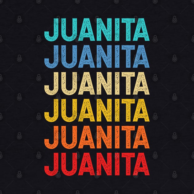 Juanita Name Vintage Retro Custom Gift Named Juanita by CoolDesignsDz